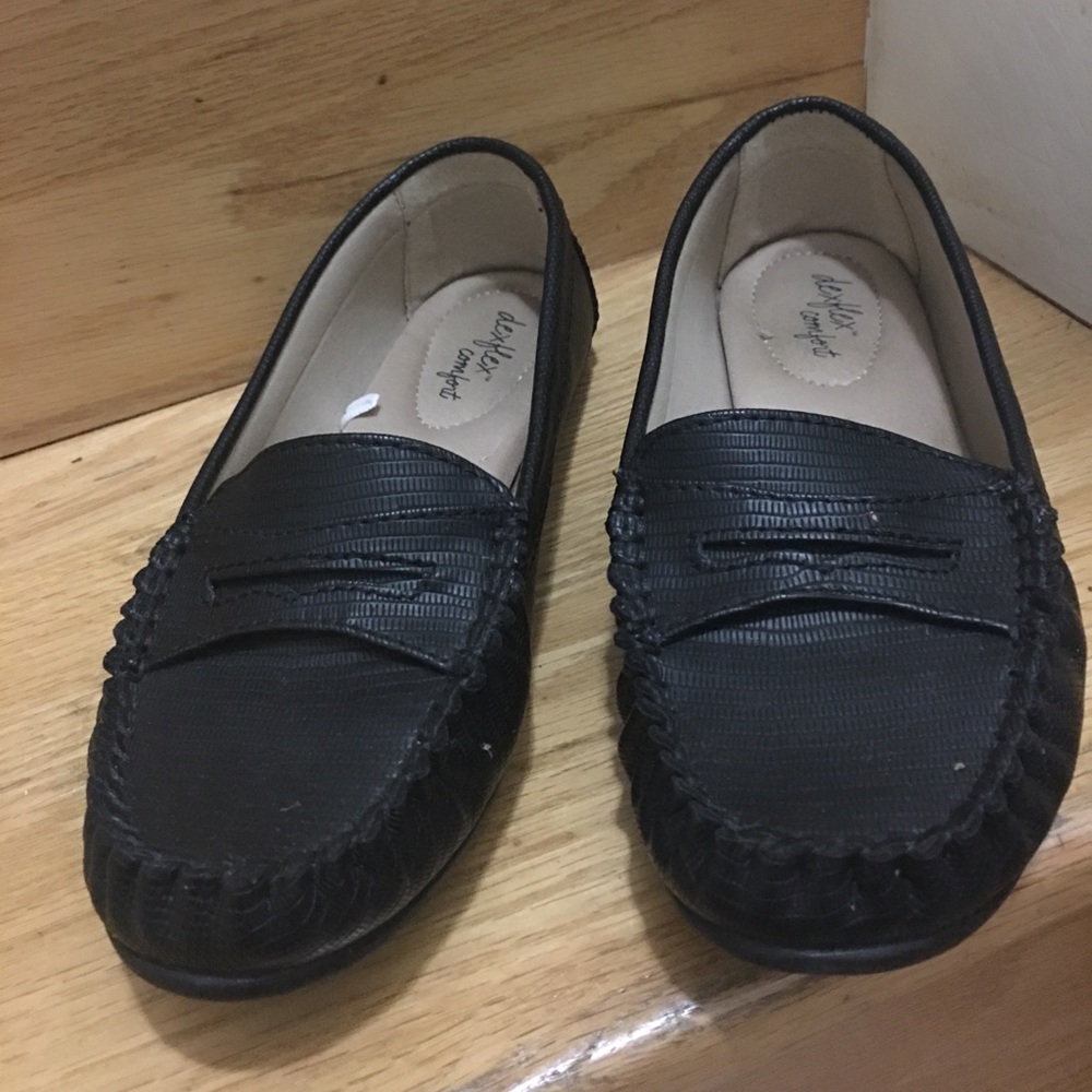Dexflex comfort black loafer 7.5